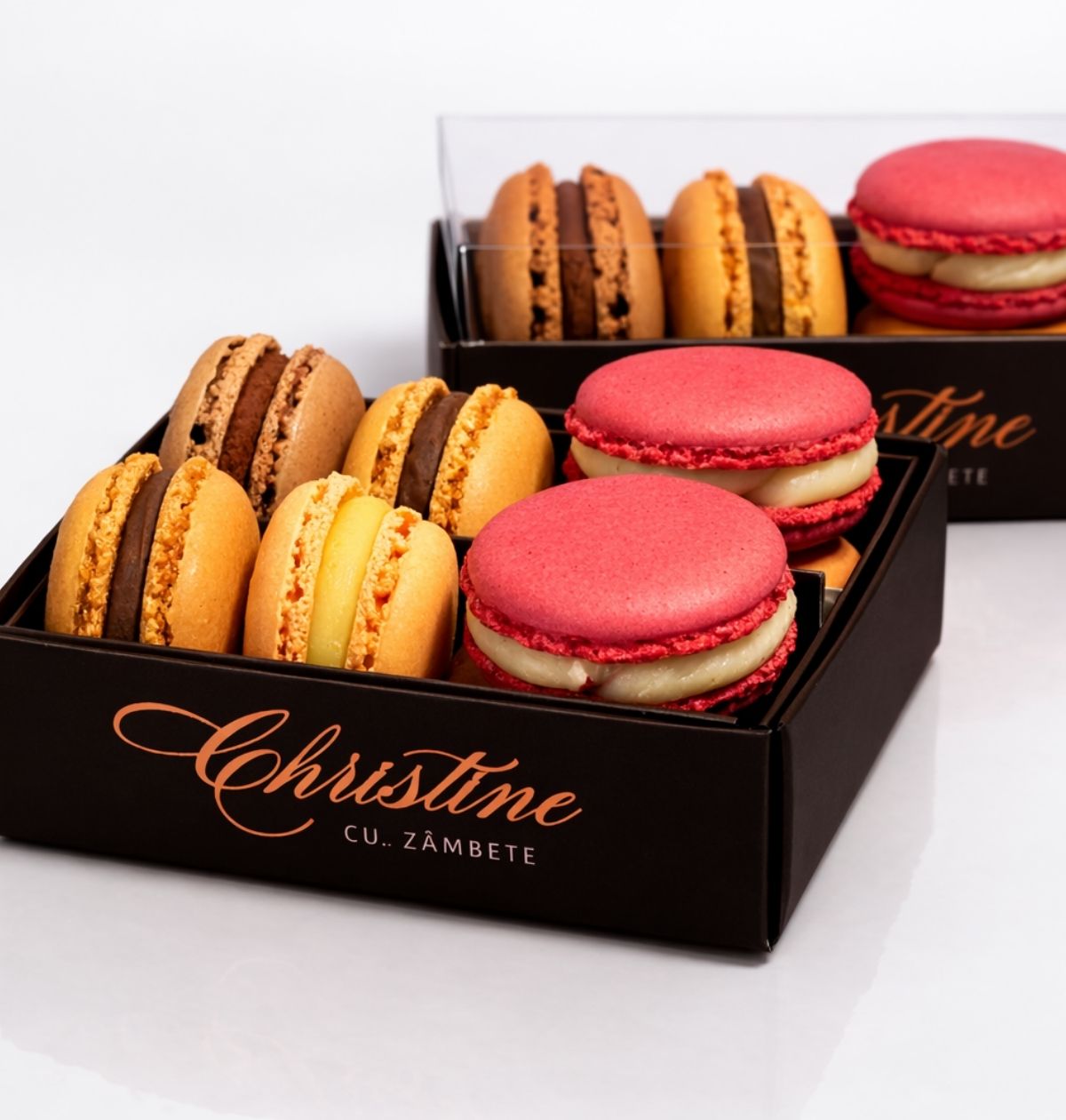 Cutie macarons 8 bucăți